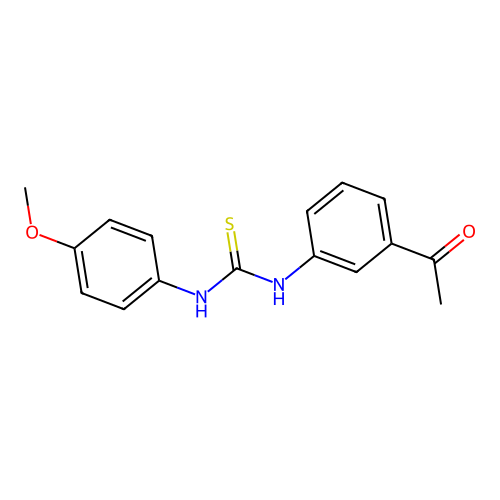 1-(3-Acetylphenyl)-3-(4-methoxyphenyl)thiourea structure