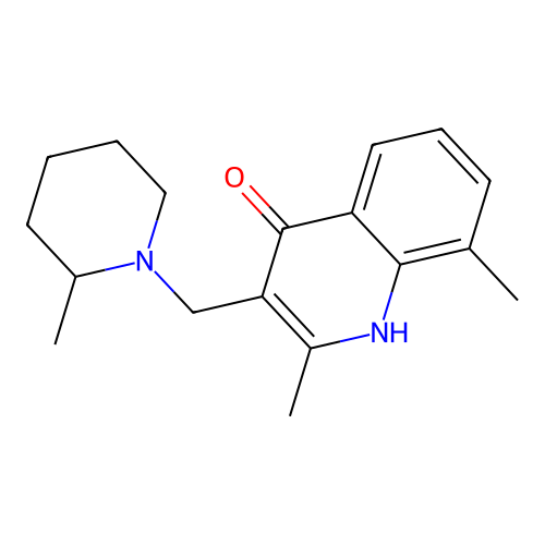2,8-Dimethyl-3-[(2-methylpiperidyl)methyl]quinolin-4-ol structure