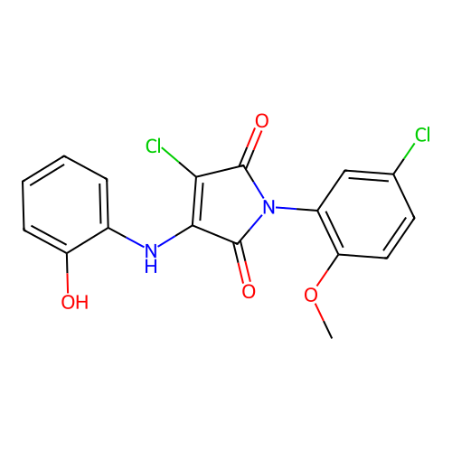 C17H12Cl2N2O4 structure