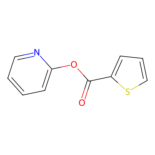 Pyridin-2-yl thiophene-2-carboxylate structure