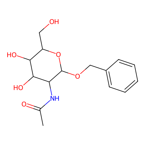苄基N-乙酰氨基葡萄糖 structure