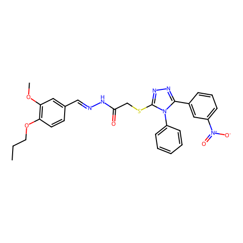 C27H26N6O5S structure