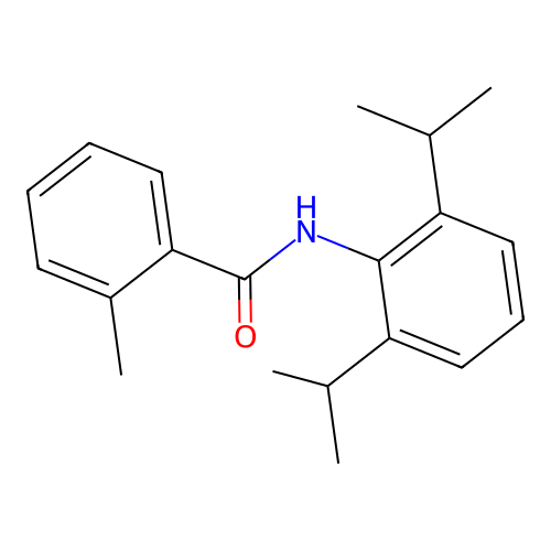 N-(2,6-diisopropylphenyl)-2-methylbenzamide structure