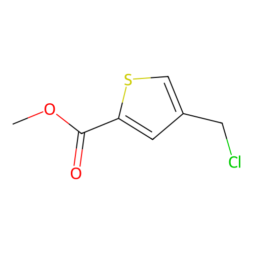 Methyl 4-(chloromethyl)thiophene-2-carboxylate structure
