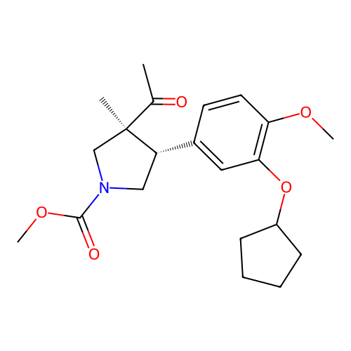 PDE4 inhibitor intermediate 1 structure