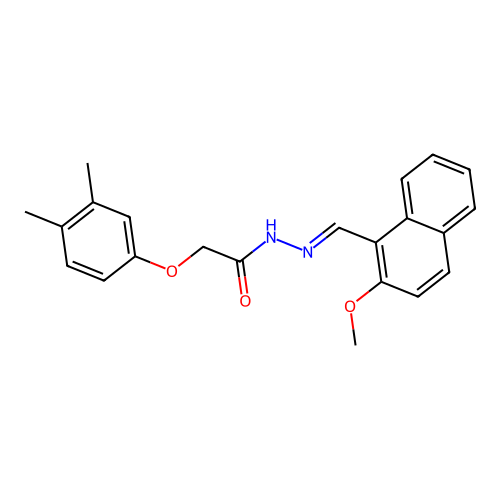 C22H22N2O3 structure