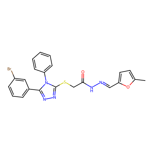 C22H18BrN5O2S structure