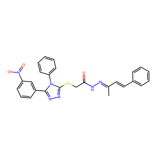 C26H22N6O3S structure