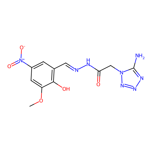 C11H12N8O5 structure