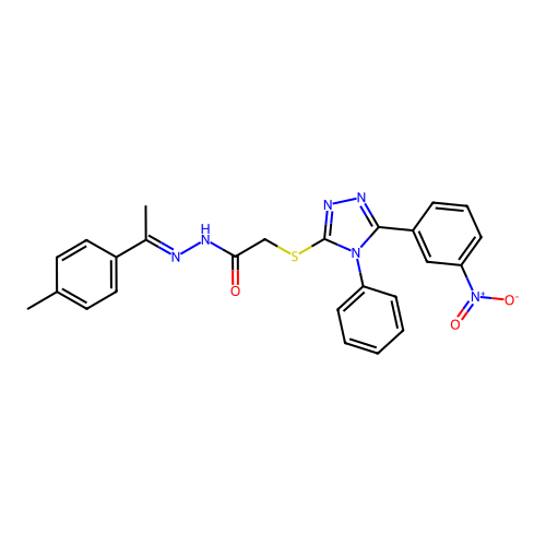 C25H22N6O3S structure
