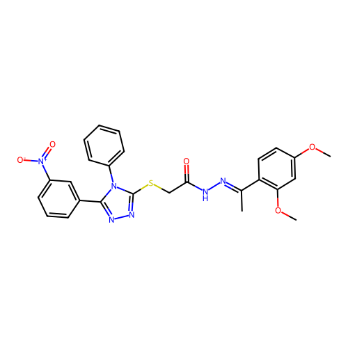 C26H24N6O5S structure