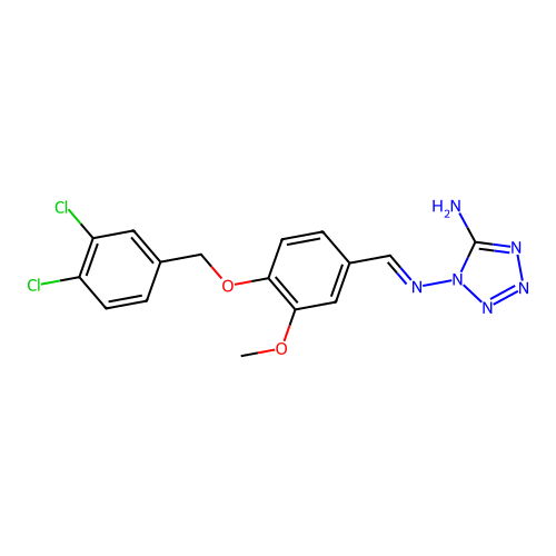 C16H14Cl2N6O2 structure