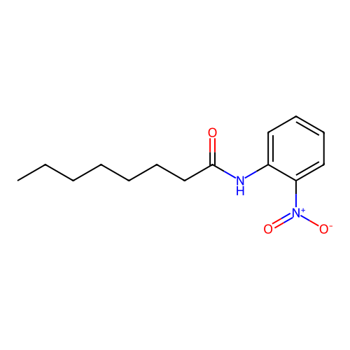 N-(2-Nitrophenyl)octanamide structure