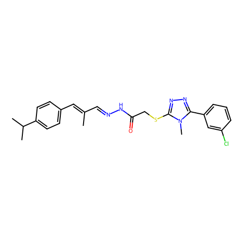 C24H26ClN5OS structure