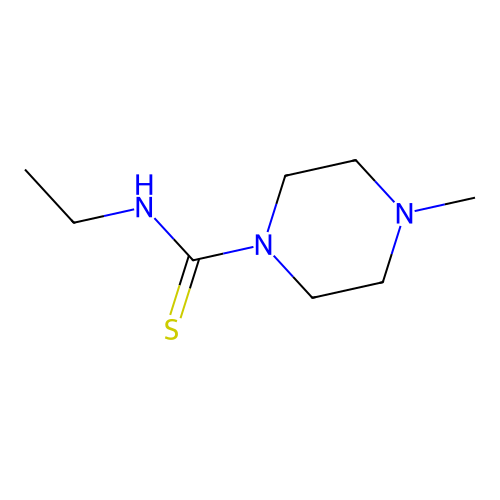 (Ethylamino)(4-methylpiperazinyl)methane-1-thione structure