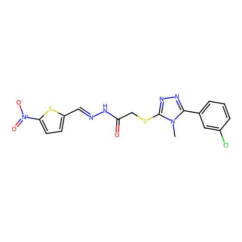 C16H13ClN6O3S2 structure