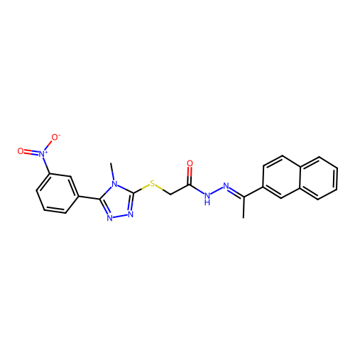 C23H20N6O3S structure