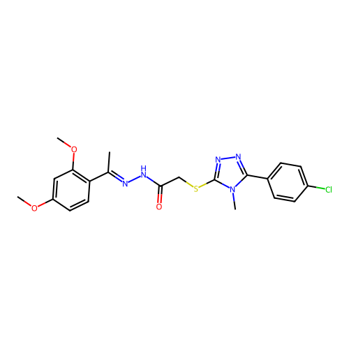 C21H22ClN5O3S structure