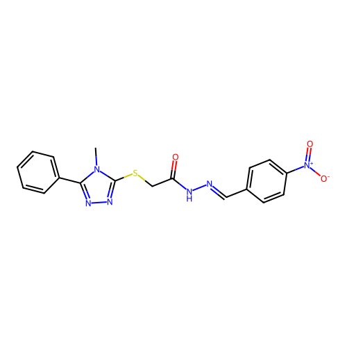 C18H16N6O3S structure