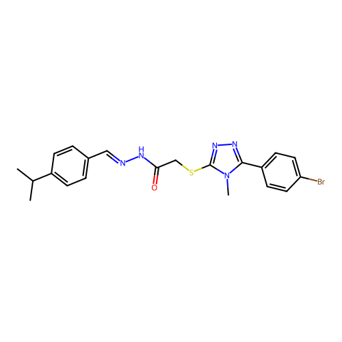 C21H22BrN5OS structure