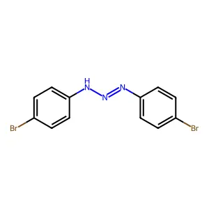 (1E)-1,3-bis(4-bromophenyl)triaz-1-ene structure