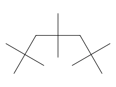 2,2,4,4,6,6-Hexamethylheptane structure