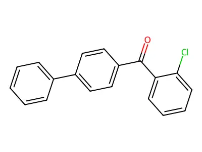 2-Chloro-4'-phenylbenzophenone structure