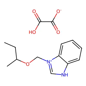 Benzimidazole, 1-sec-butoxymethyl-, oxalate structure