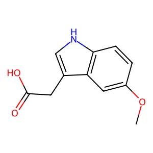 5-甲氧基吲哚-3-乙酸 structure