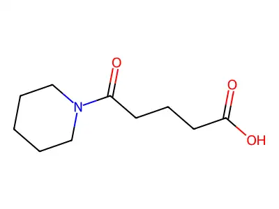 5-Oxo-5-piperidin-1-ylpentanoic acid structure
