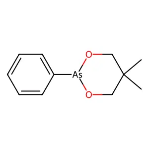 5,5-Dimethyl-2-phenyl-1,3,2-dioxarsinane structure