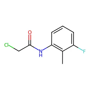 2-chloro-N-(3-fluoro-2-methylphenyl)acetamide structure
