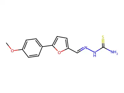 [(Z)-[5-(4-methoxyphenyl)furan-2-yl]methylideneamino]thiourea structure