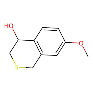 7-Methoxy-3,4-dihydro-1H-2-benzothiopyran-4-ol structure