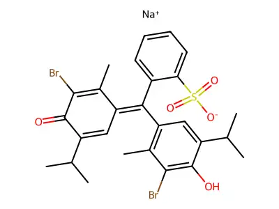 Bromothymol Blue sodium salt structure