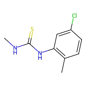 N-(5-chloro-2-methylphenyl)-N'-methylthiourea structure