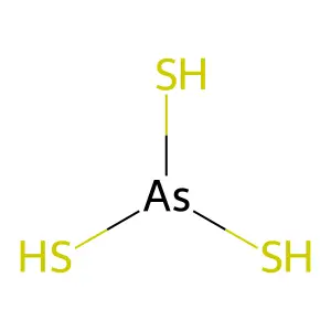 三硫代亚胂酸 structure