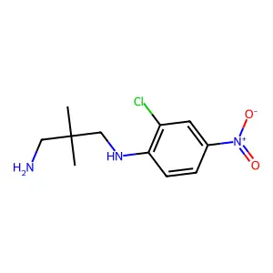 N~1~-(2-chloro-4-nitrophenyl)-2,2-dimethyl-1,3-propanediamine structure