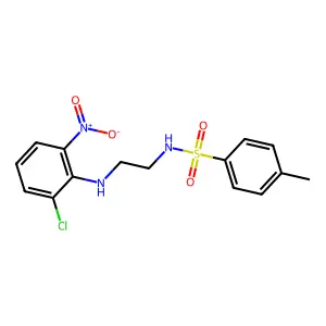 N-[2-(2-Chloro-6-nitroanilino)ethyl]-4-methylbenzenesulfonamide structure