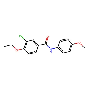 3-chloro-4-ethoxy-N-(4-methoxyphenyl)benzamide structure