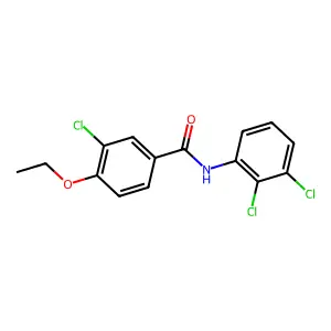 3-chloro-N-(2,3-dichlorophenyl)-4-ethoxybenzamide structure