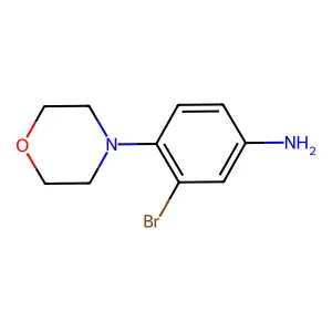 3-Bromo-4-morpholinoaniline structure