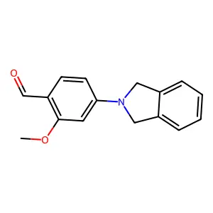 4-(Isoindolin-2-yl)-2-methoxybenzaldehyde structure