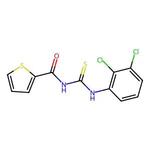 N-[(2,3-dichlorophenyl)carbamothioyl]thiophene-2-carboxamide structure