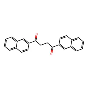 1,4-Bis(naphthalen-2-yl)butane-1,4-dione structure