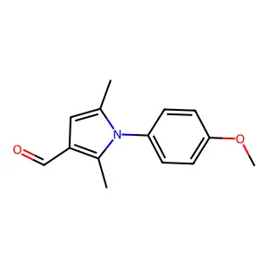 1-(4-Methoxyphenyl)-2,5-dimethyl-1H-pyrrole-3-carbaldehyde structure