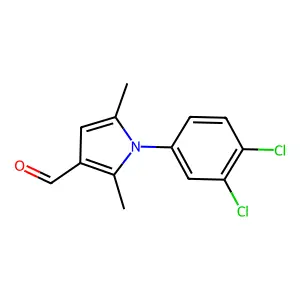 1-(3,4-dichlorophenyl)-2,5-dimethyl-1H-pyrrole-3-carbaldehyde structure