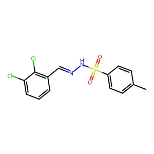 N'-(2,3-Dichlorobenzylidene)-4-methylbenzenesulfonohydrazide structure