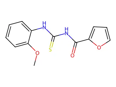 N-[(2-methoxyphenyl)carbamothioyl]furan-2-carboxamide structure