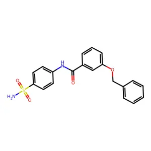 3-(benzyloxy)-N-(4-sulfamoylphenyl)benzamide structure